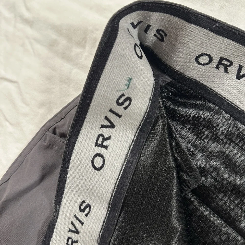 Orvis Men's Pants Tech Quick Dry Water Repellent Stretch Breathable Gray 32 x 32